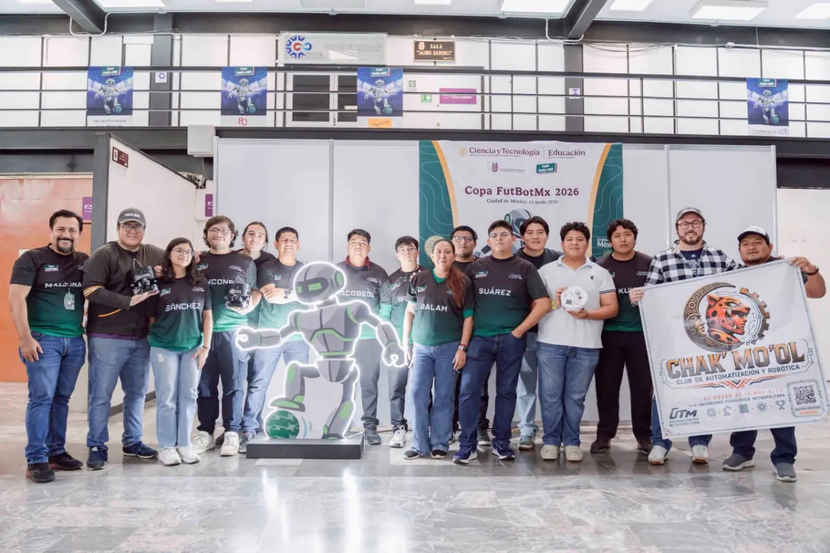Estudiantes yucatecos muestran su talento en la Copa FutBotMx 2026