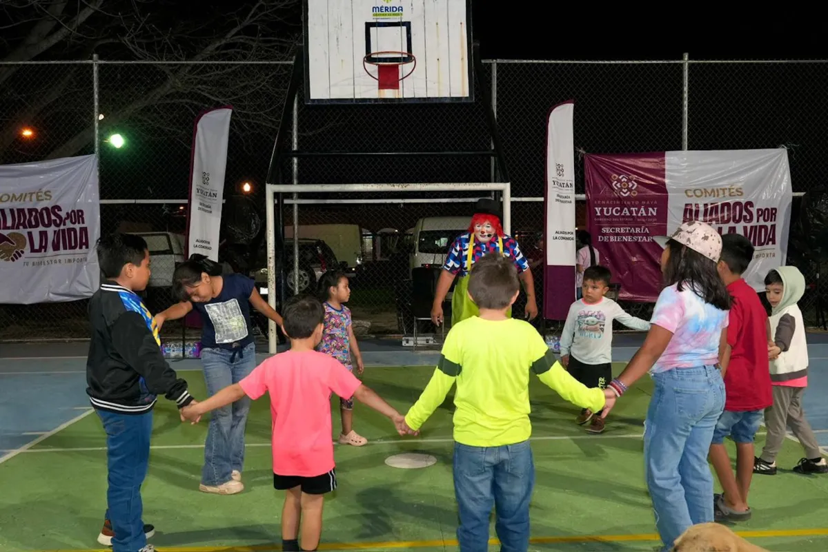 Instalan comité Aliados por la Comunidad en Cholul con Feria del Bienestar 