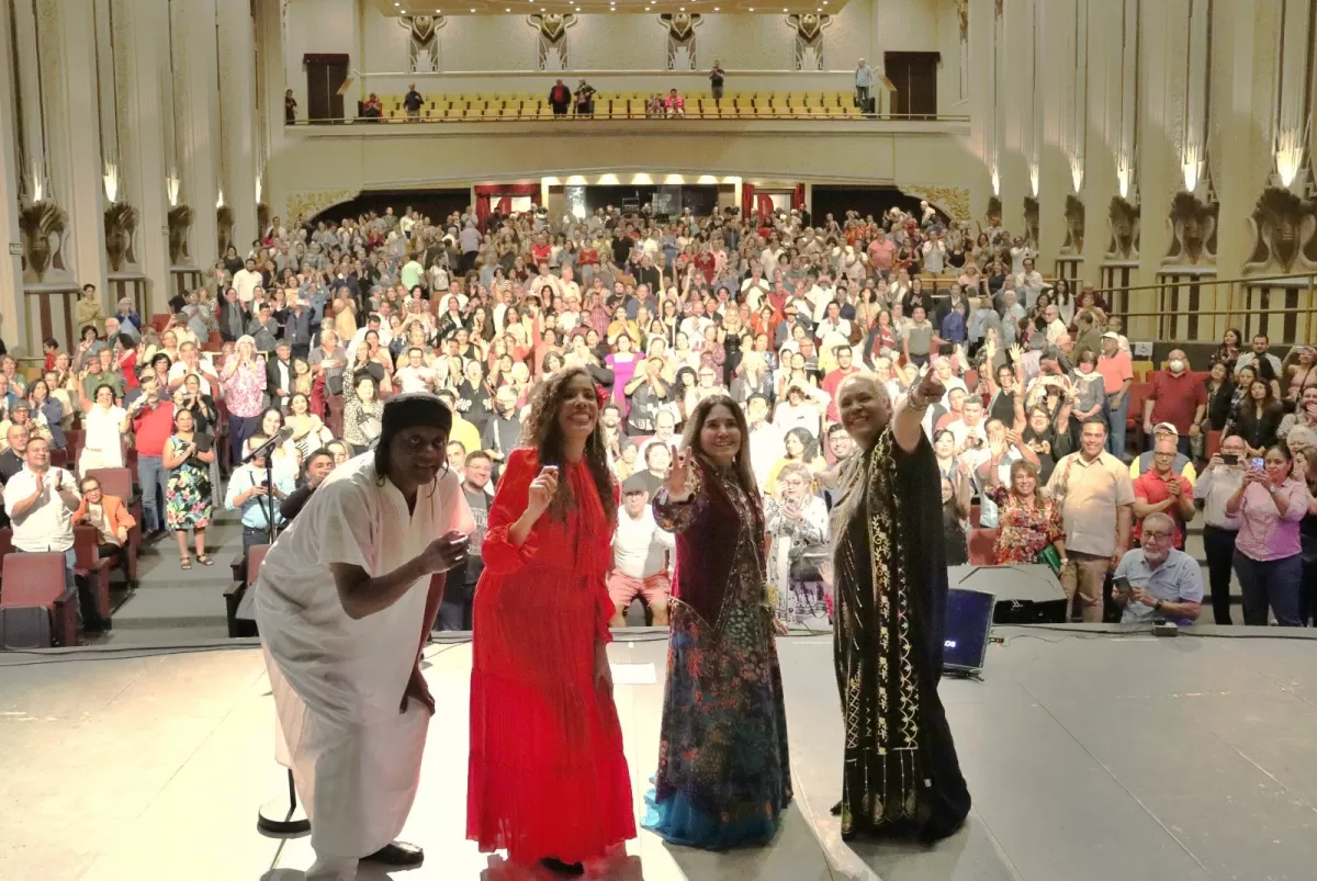 Tania Libertad cautiva en un concierto gratuito 