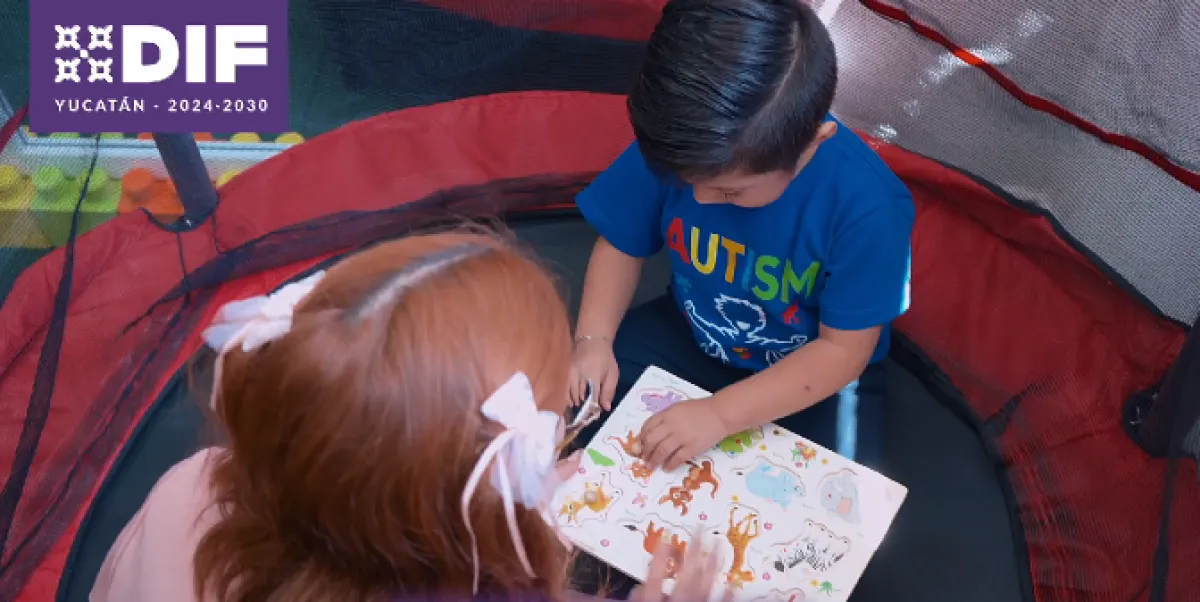 DIF Yucatán fortalece atención al autismo en el CREE 