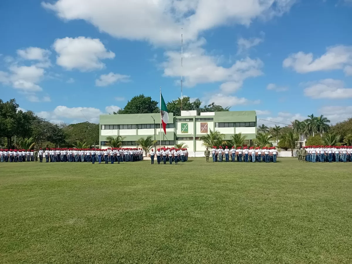 Realizan ceremonia de bienvenida a conscriptos del SMN clase 2007.