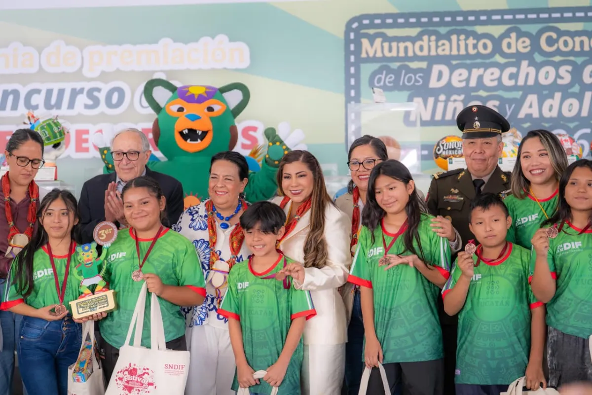 Yucatán obtiene tercer lugar en el Mundialito de Conocimientos