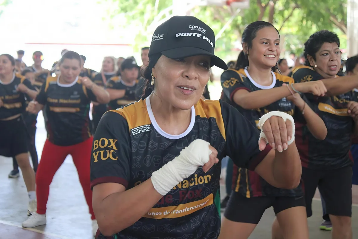 Fomentan el desarrollo personal y la convivencia social con Clase Nacional de Boxeo en Mérida