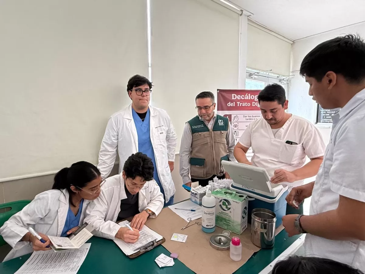 Realizó IMSS Yucatán  Jornada de Vacunación contra Sarampión.