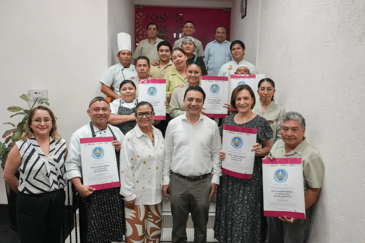 Yucatán eleva la confianza de visitantes con certificación a empresas turísticas