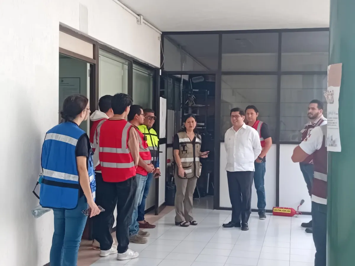Realizan simulacro de evacuación por incendio para fortalecer cultura de prevención