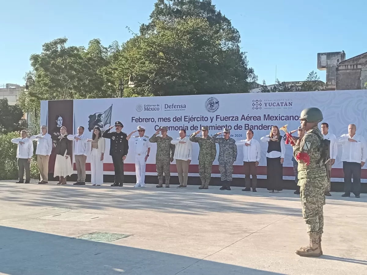 El gobernador Joaquín Díaz Mena encabezó el inicio oficial de los festejos de “Febrero, mes del Ejército y Fuerza Aérea Mexicanos