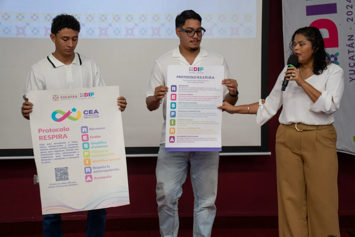 DIF Yucatán capacita a servidoras y servidores públicos para mejorar la atención a personas autistas