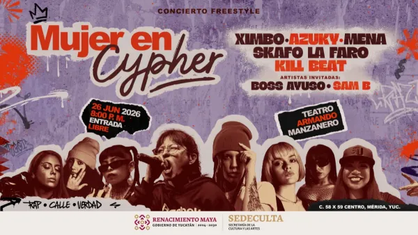 Mujer en Cypher hace vibrar el Teatro Armando Manzanero