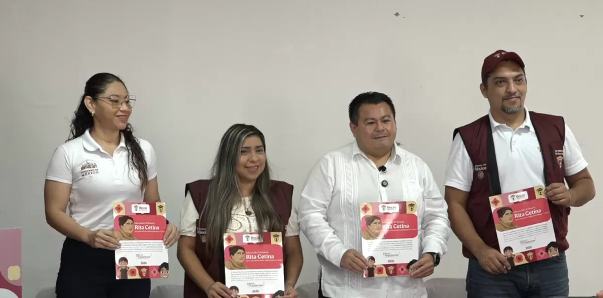 Presentaron calendario de pagos y apoyos de Becas para el Bienestar