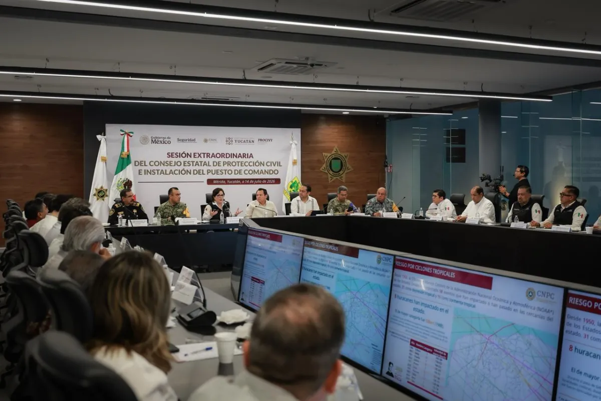 Yucatán refuerza su capacidad de respuesta para proteger a las familias ante ciclones tropicales